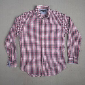 Banana Republic Soft Wash Slim Fit Gingham Check Button Down Shirt Men Size M